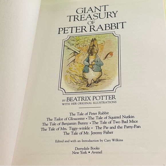 Giant Treasury of Peter Rabbit 🐰🤍 Beatrix Potter Hardcover Book - Picture 4 of 8